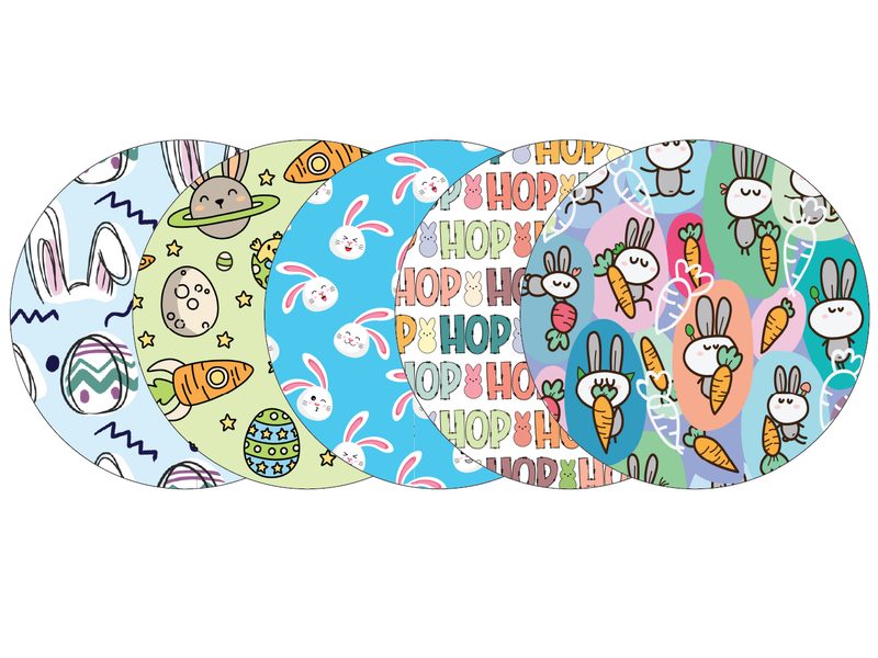 Glucomart Adhesive Patch for Libre, Lingo, Dexcom G7 &amp; Dexcom Stelo - Easter CGM OverPatches 5-Pack RETIRING