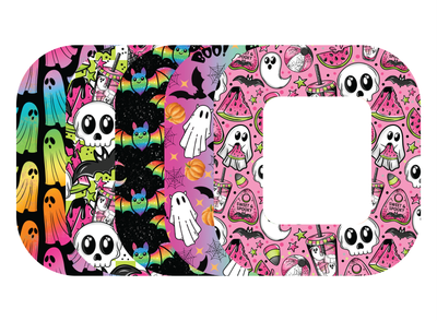 Glucomart Tandem Mobi Sleeve Overpatch (5 Count) - Neon Halloween