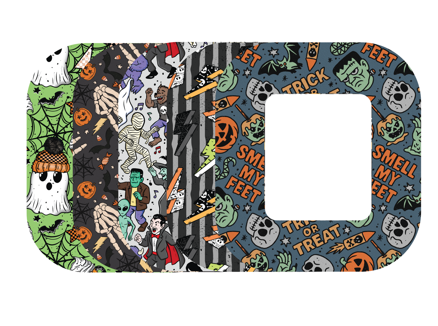 Glucomart Tandem Mobi Sleeve Overpatch (5 Count) - Spook Squad