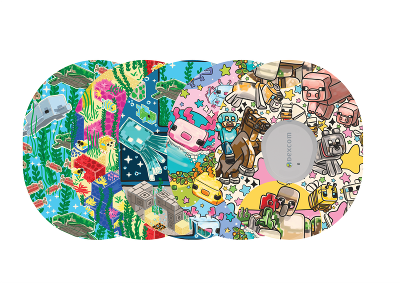 Glucomart Dexcom G7 Adhesive Patches (5-Pack) Gamer Girl