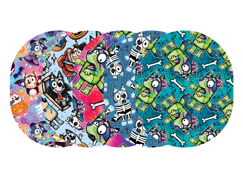 Glucomart Universal CGM Adhesive Patches for Dexcom G6, Dexcom G7, Stelo, Guardian &amp; Libre Sensors (5-Pack) Heelerween