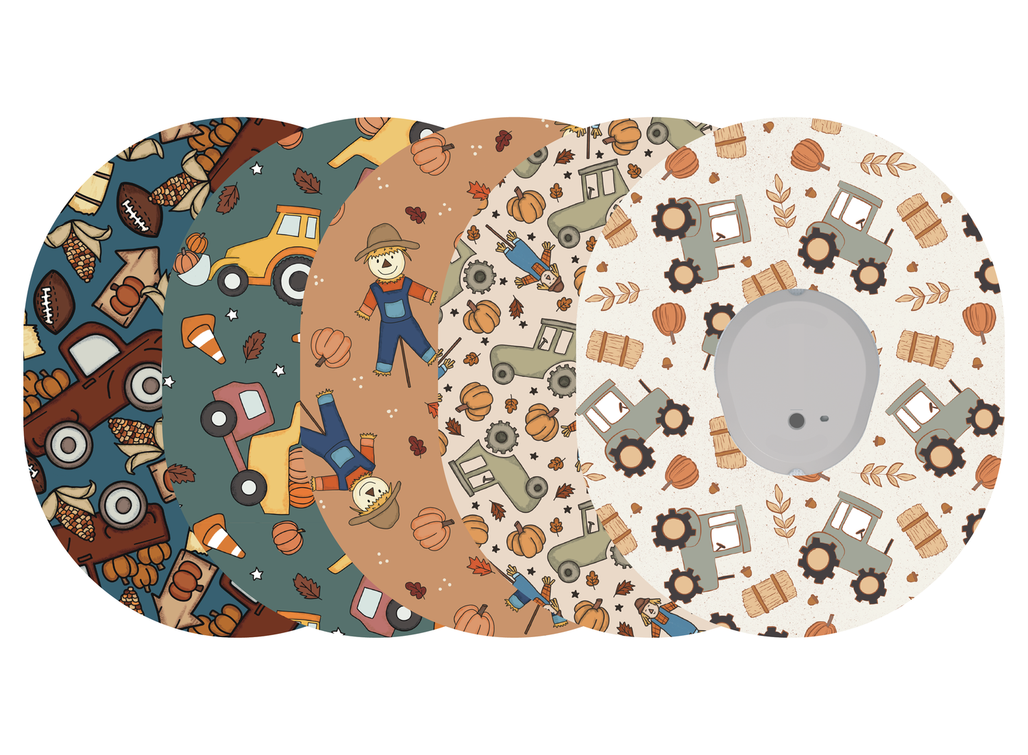 Glucomart Dexcom G7 Adhesive Patches (5-Pack) Harvest Tractor