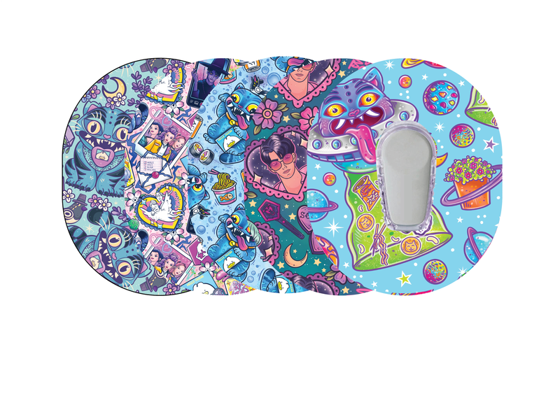 Glucomart Dexcom G6 Adhesive Patches (5-Pack) Pop Music 2