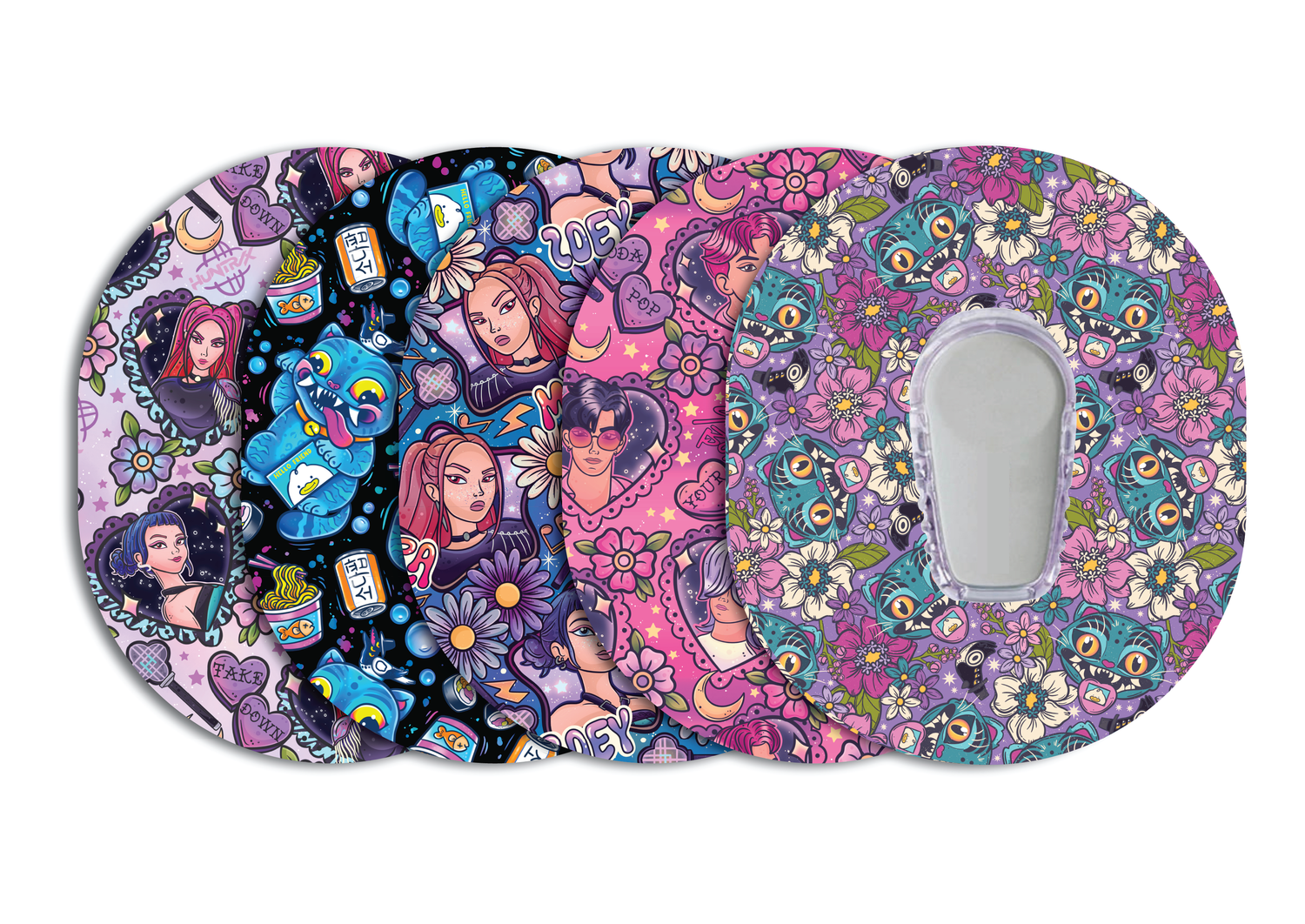 Glucomart Dexcom G6 Adhesive Patches (5-Pack) Pop Music