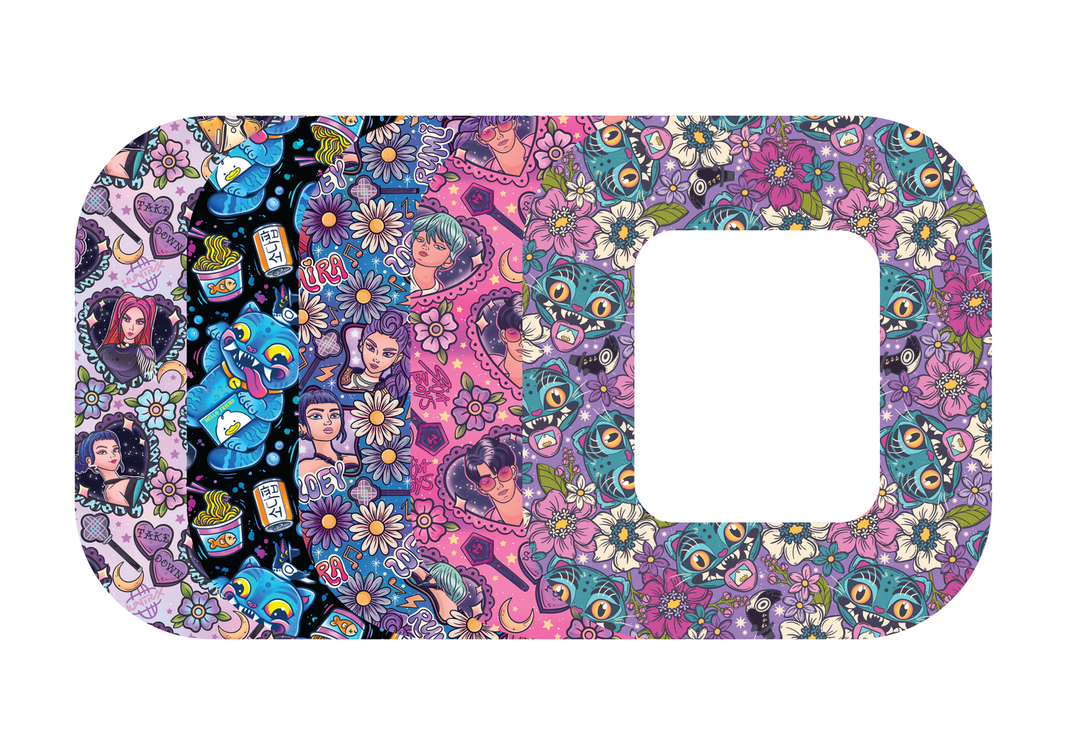 Glucomart Tandem Mobi Sleeve Overpatch (5 Count) - Pop Music