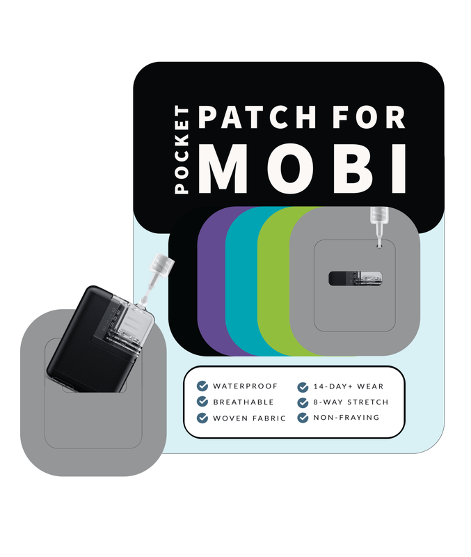 Adhesive Pocket for Mobi Insulin Pump (5-Pack) Solid Colors