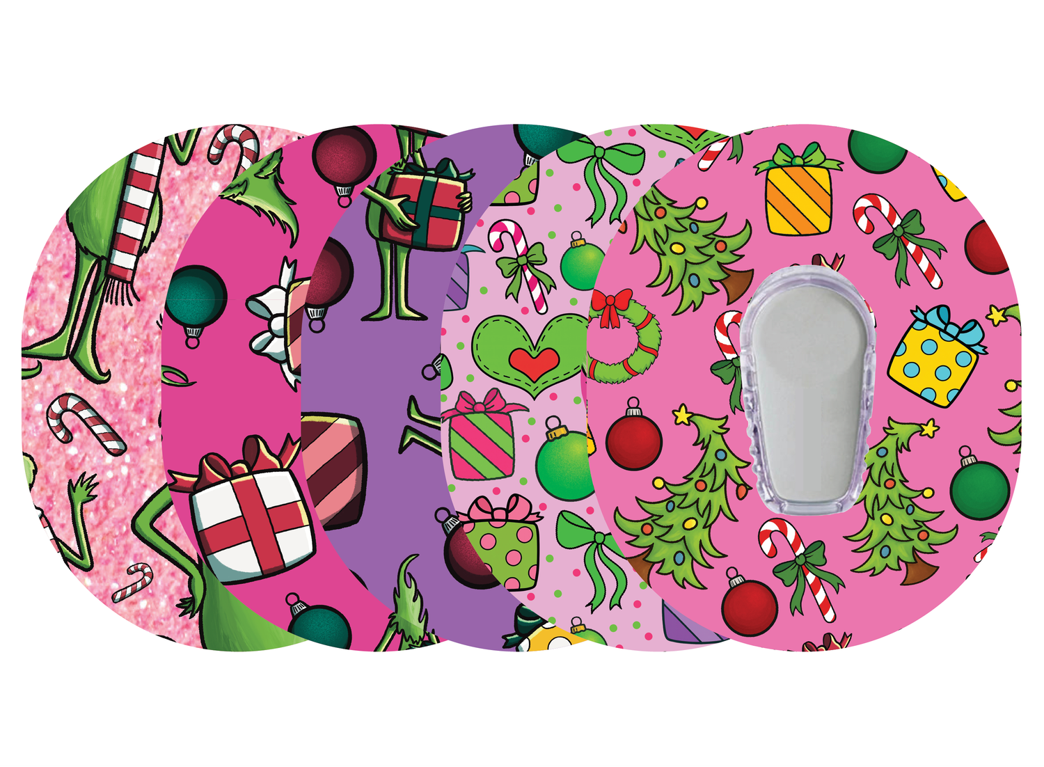 Glucomart Premium Dexcom G6 Patches Christmas Dexcom Patches 5-Pack