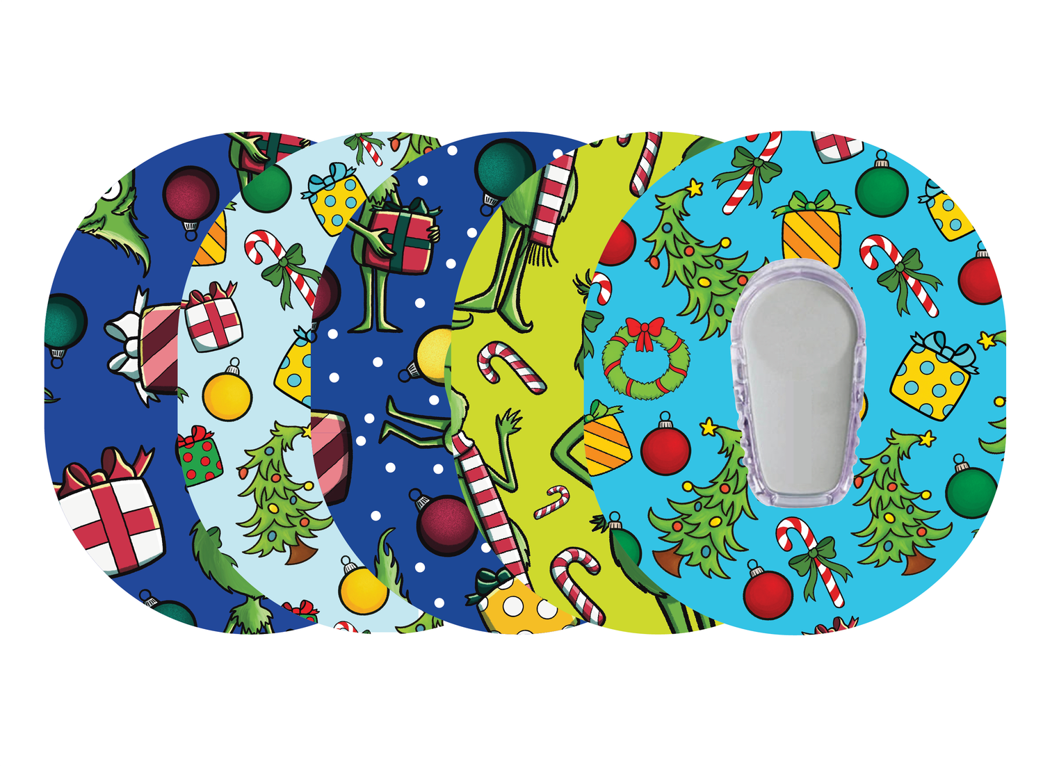 Glucomart Premium Dexcom G6 Patches Christmas Dexcom Patch 5-Pack