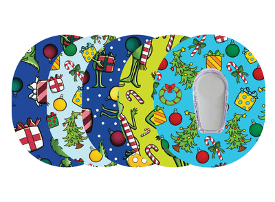 Glucomart Premium Dexcom G6 Patches Christmas Dexcom Patch 5-Pack