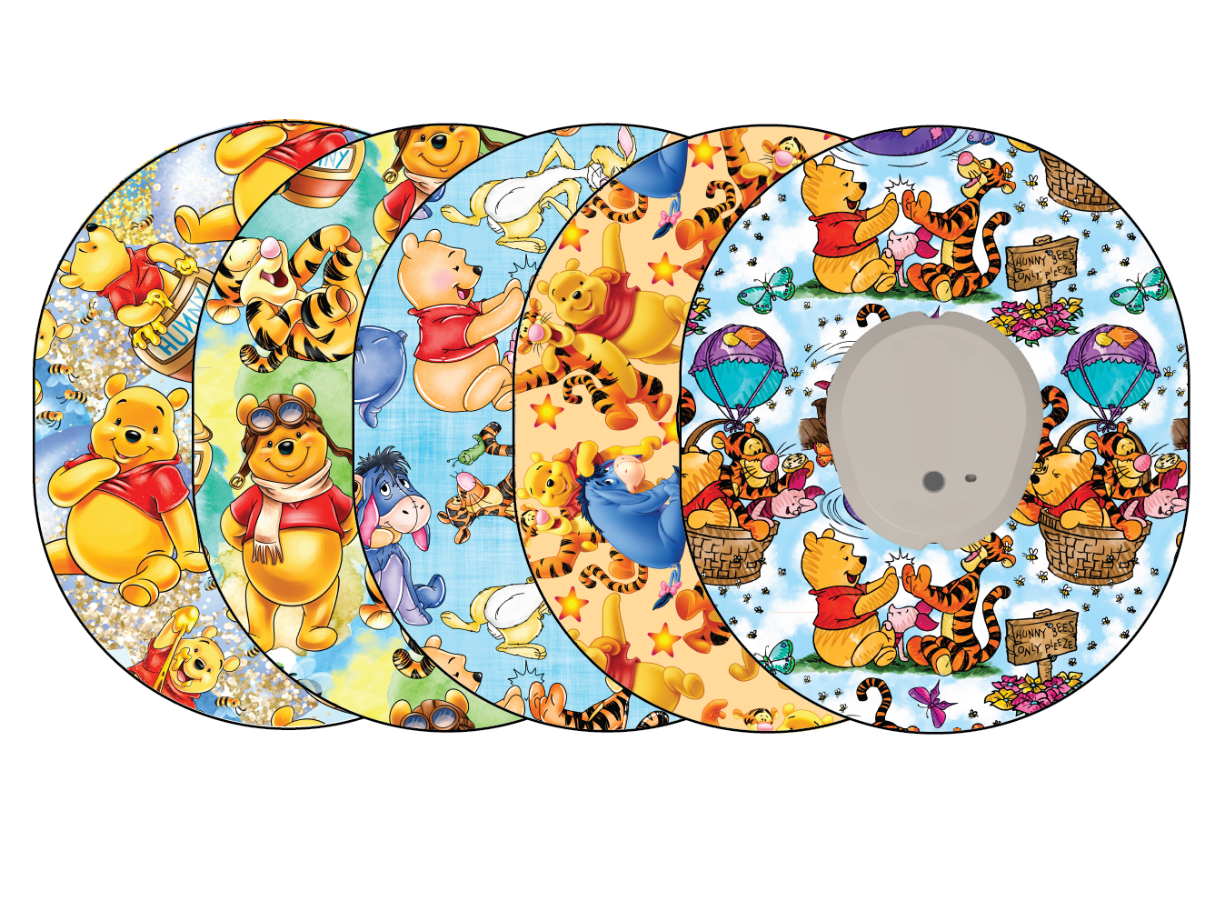 Glucomart Premium Dexcom G7 Patches Bear Dexcom G7 Overpatch 5-Pack RETIRING