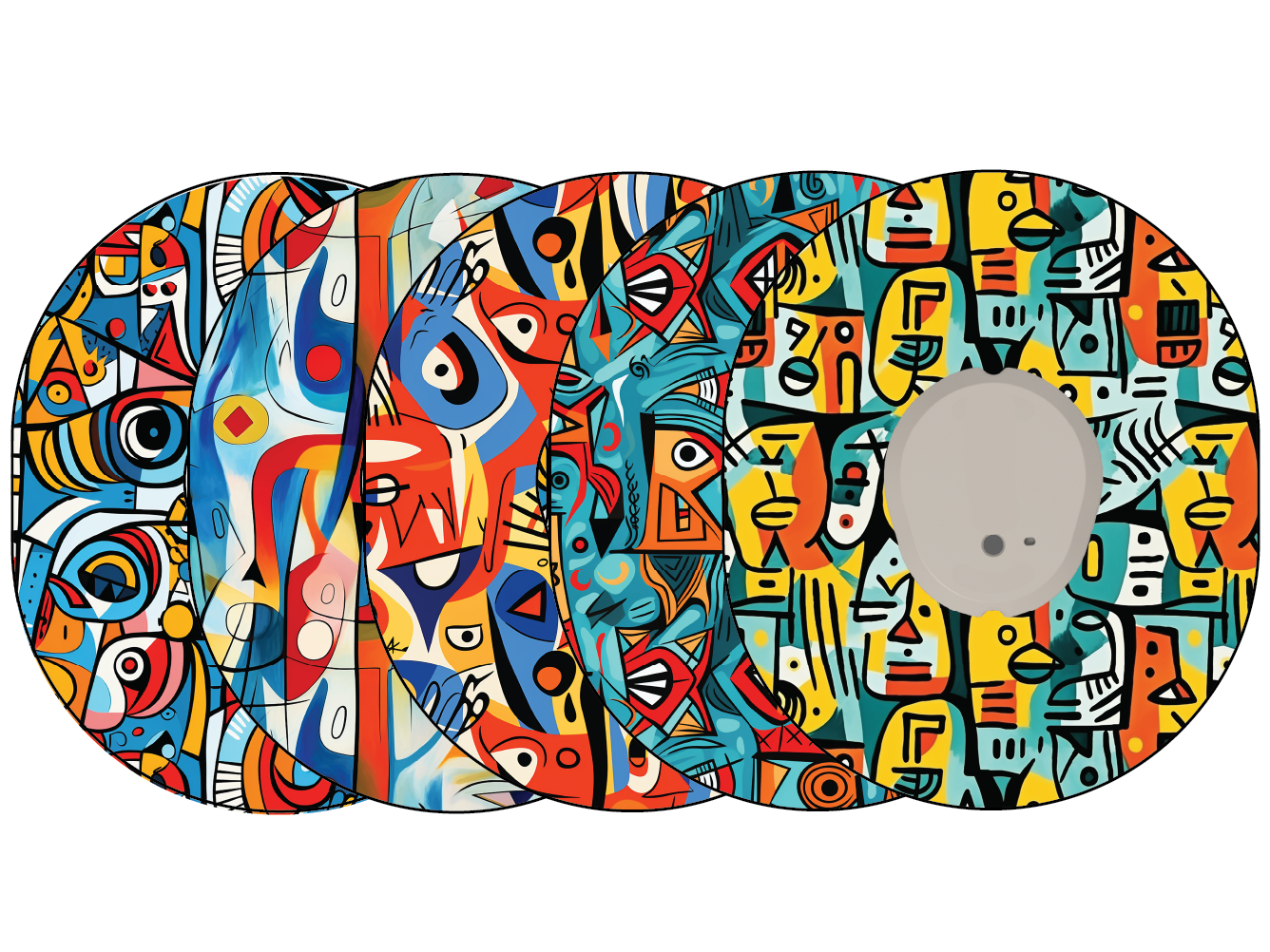 Glucomart Dexcom G7 Adhesive Patches (5-Pack) Art - RETIRING