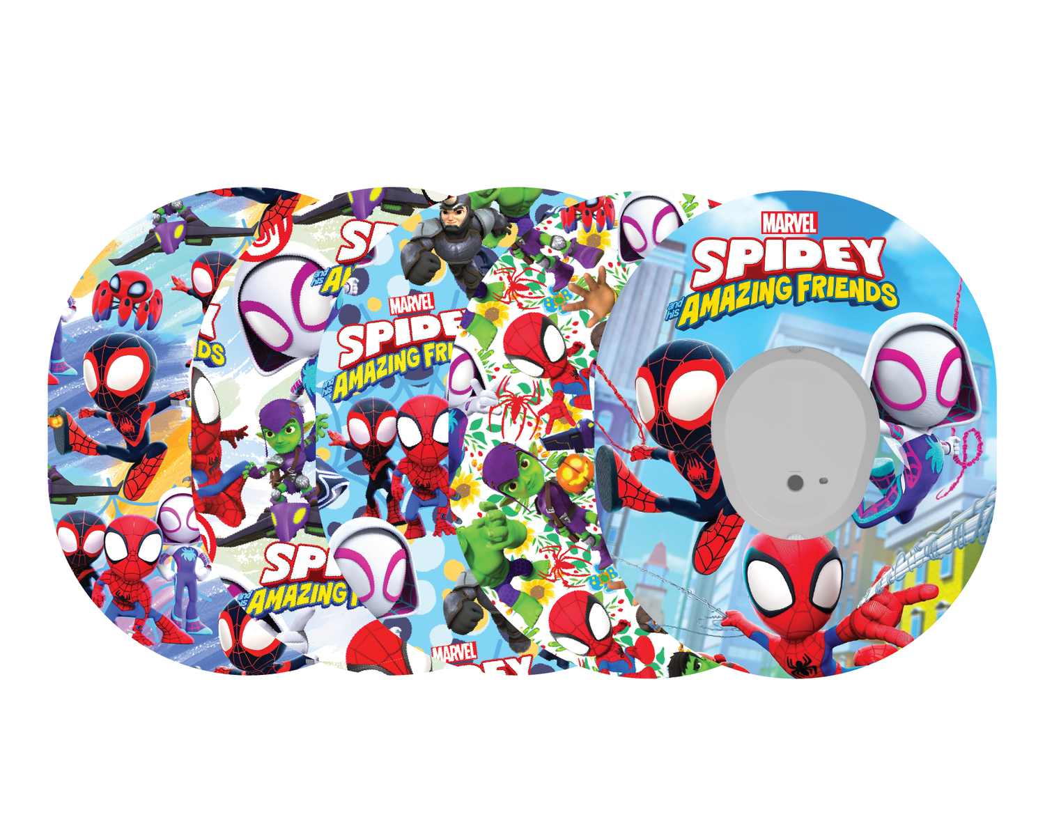 Glucomart Premium Dexcom G7 Patches and Dexcom G7 Stickers Hero Dexcom Patch 5-Pack - RETIRING