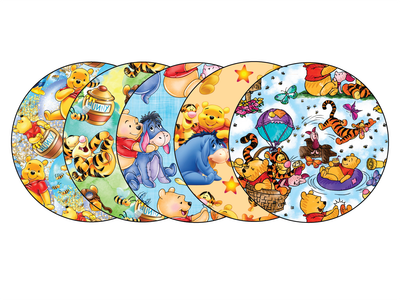 Glucomart Premium Libre Patches Classic Winnie the Pooh Libre OverPatch or Dexcom G7 Patch 5-Pack- RETIRING