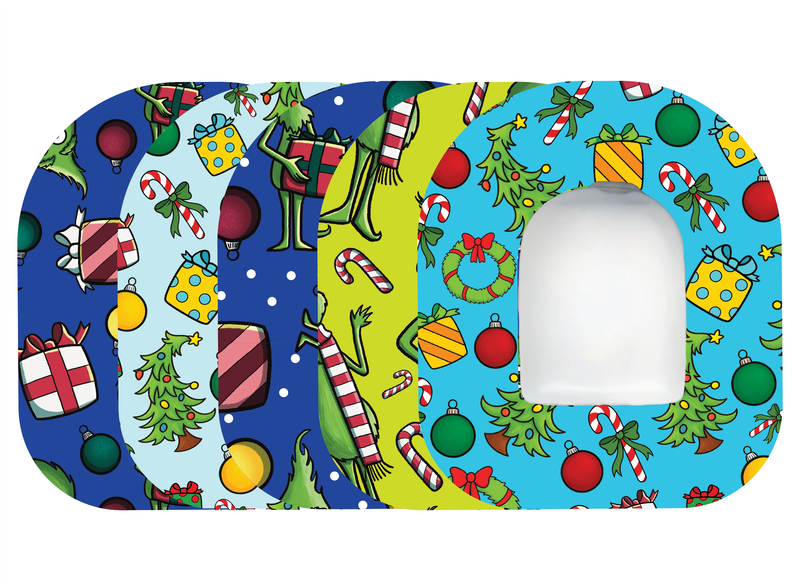Glucomart Premium Omnipod Adhesive Patches Anti Christmas 5-Pack