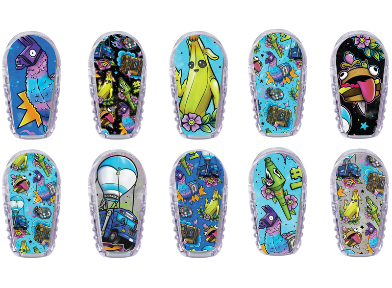 Dexcom G6 Transmitter Stickers Fort Gamer Dexcom Decals - 10 Count Variety Pack - RETIRING