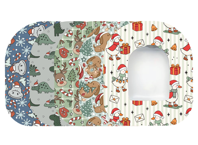 Glucomart Omnipod Adhesive Patches (5-Pack) Christmas Cuties