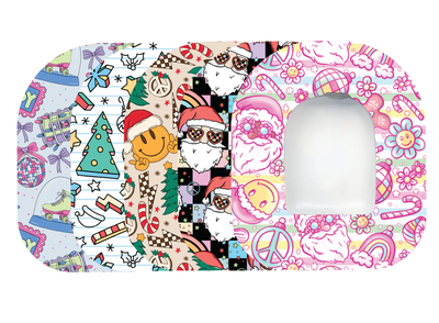 Glucomart Omnipod Adhesive Patches (5-Pack) 90&#39;s Christmas