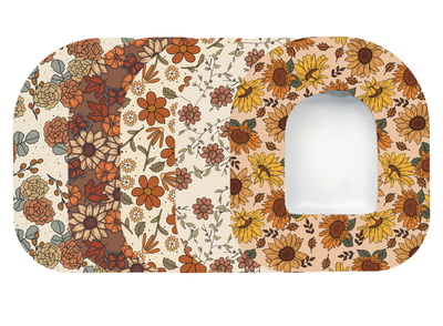 Glucomart Omnipod Adhesive Patches (5-Pack) Autumn Floral