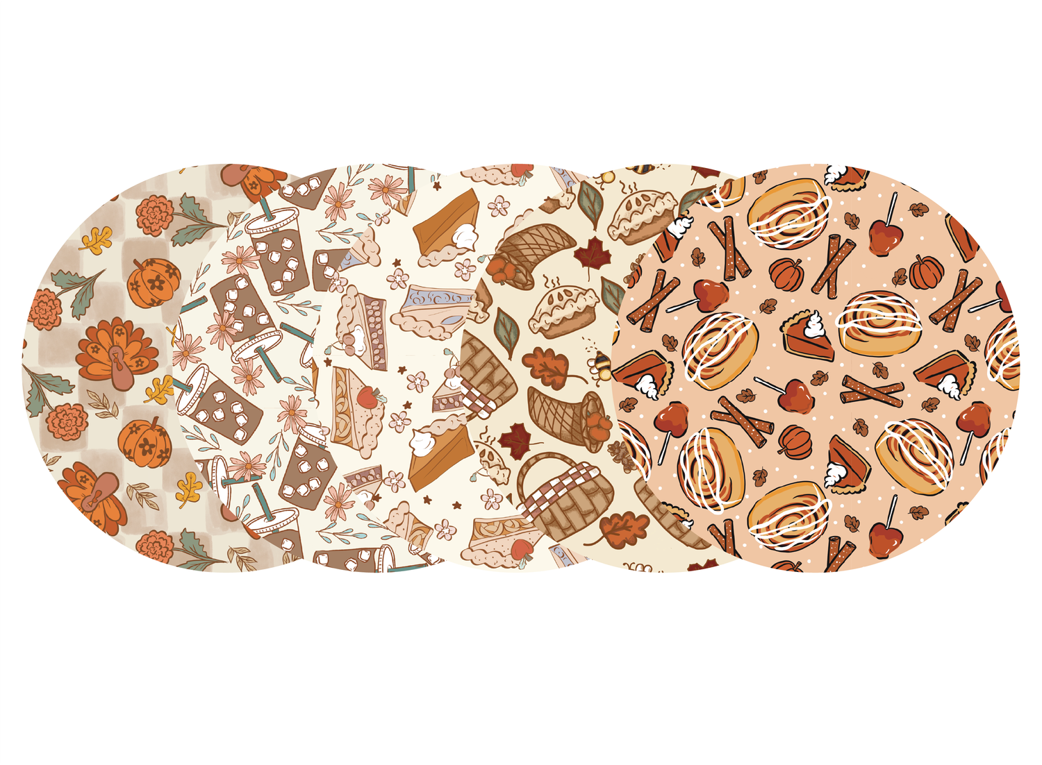 Glucomart Adhesive Patch for Libre, Dexcom G7, Lingo, Instinct &amp; Stelo CGM (5-Pack) Spiced Autumn