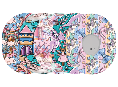 Glucomart Dexcom G7 Adhesive Patches (5-Pack) Fairytale Princess