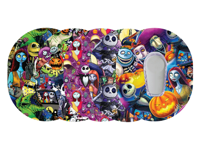 Glucomart Premium Dexcom G6 Patches and Dexcom G6 Stickers Christmas Halloween Dexcom Tapes 5-Pack - RETIRING