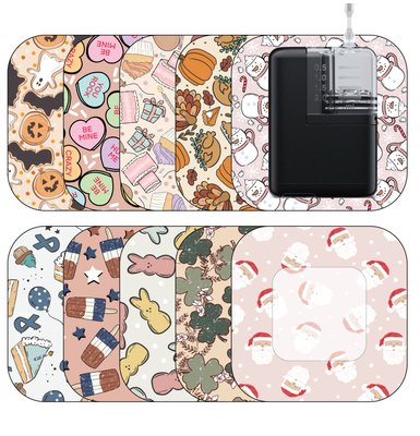 Glucomart Grip Sleeve for Mobi - Stick &amp; Go - Version 2 for Mobi Insulin Pump Skin Placement - 10-Pack Mobi Patches - Holiday