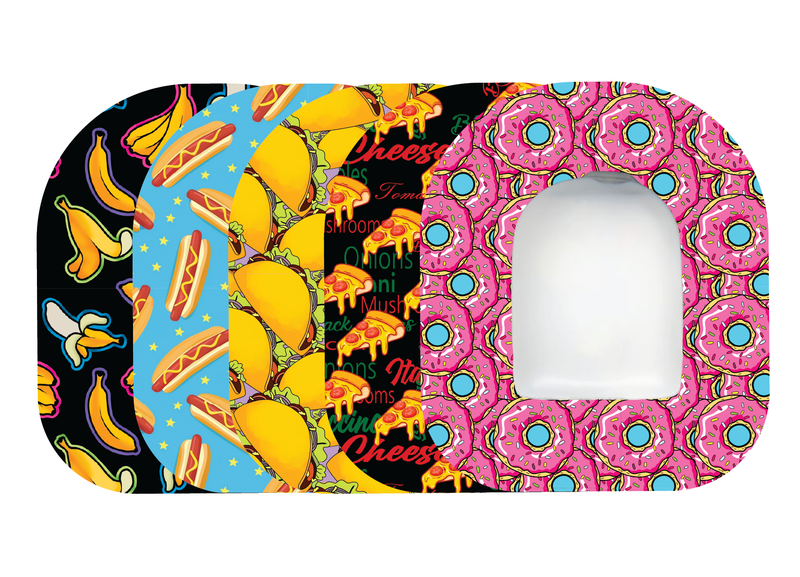 Glucomart Omnipod Adhesive Patches – Hypoallergenic, Waterproof &amp; Fray-Proof for Omnipod 5 and DASH (Pack of 5) - Baseball Foods