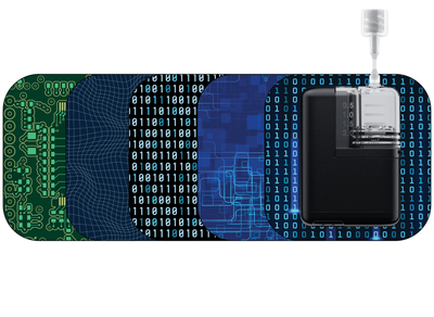 Glucomart Grip Sleeve for Mobi Durable Lightweight Patches for Mobi Insulin Pump (5-Pack) Cyber