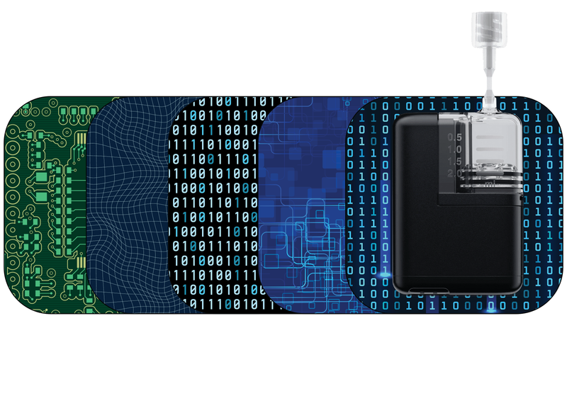 Glucomart Grip Sleeve for Mobi Durable Lightweight Patches for Mobi Insulin Pump (5-Pack) Cyber