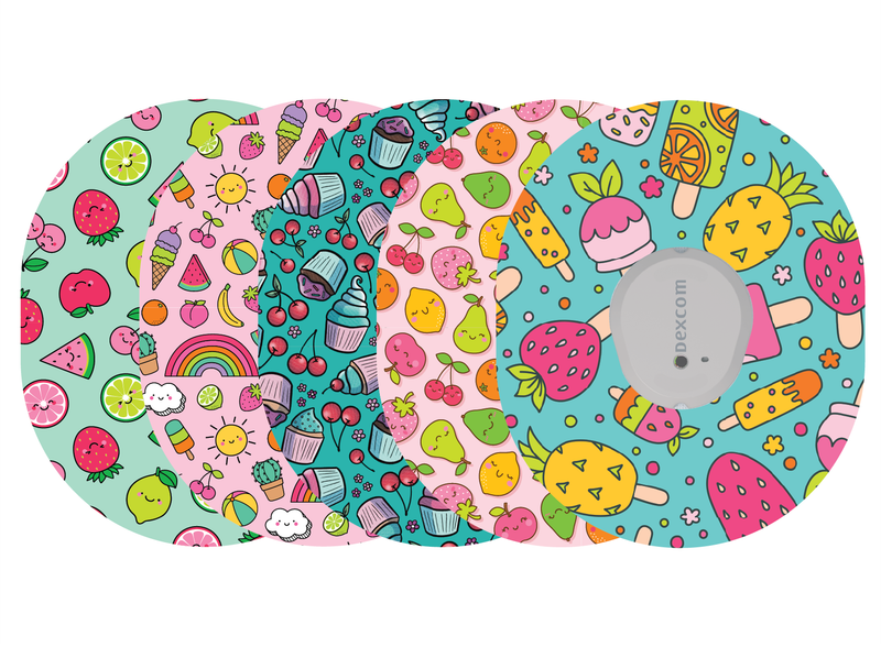 Glucomart Dexcom G7 Adhesive Patches (5-Pack) Sweets