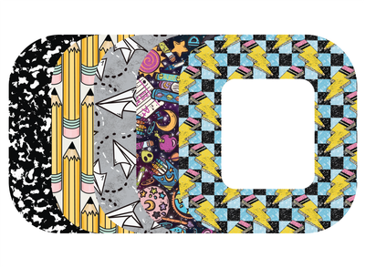 Glucomart Tandem Mobi Sleeve Overpatch (5 Count) - Back to School