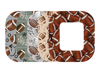 Glucomart Tandem Mobi Sleeve Overpatch (5 Count) - Football