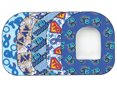 Glucomart Premium Omnipod Adhesive Patches Type 1 Diabetes 5-Pack