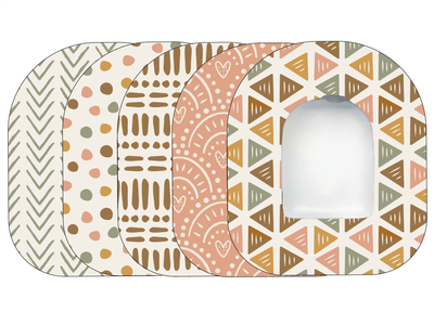 Glucomart Premium Omnipod Adhesive Patches Boho Omnipod Patch 5-Pack
