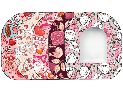 Glucomart Premium Omnipod Adhesive Patches Valentine Omnipod 5-Pack