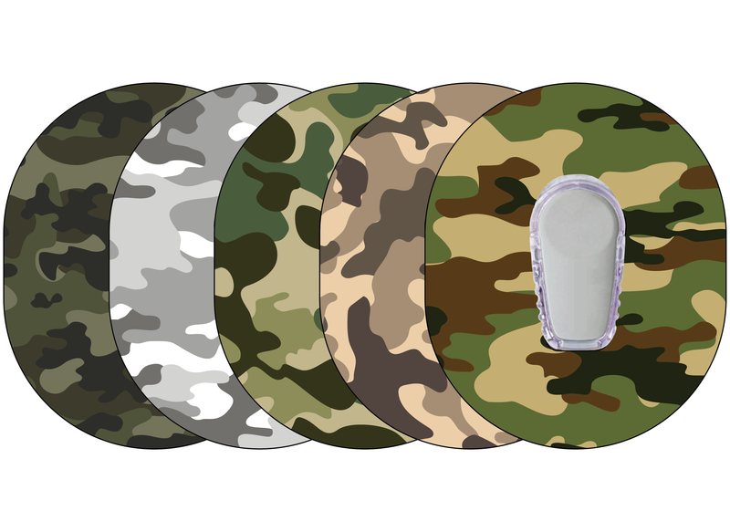 Glucomart Dexcom G6 Adhesive Patches (5-Pack) Camo