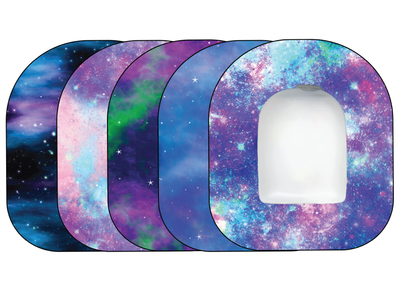 Glucomart Premium Omnipod Adhesive Patches Omnipod 5-Pack - Galaxy