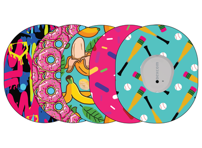 Glucomart Dexcom G7 Adhesive Patches (5-Pack) Baseball