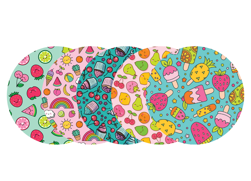 Glucomart Adhesive Patch for Libre, Dexcom G7, and Dexcom Stelo - Treats CGM OverPatches 5-Pack