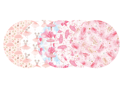 Glucomart Adhesive Patch for Libre, Dexcom G7, and Dexcom Stelo - Ballet CGM OverPatches 5-Pack