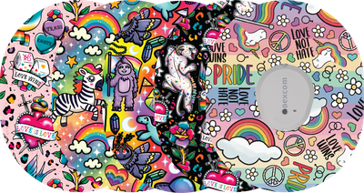 Glucomart Dexcom G7 Adhesive Patches (5-Pack) Pride