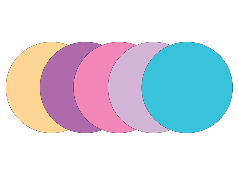 Glucomart Adhesive Patch for Libre, Lingo, Dexcom G7 &amp; Dexcom Stelo - Smoothie Solids CGM OverPatches 5-Pack