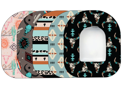 Glucomart Omnipod Adhesive Patches (5-Pack) Punchy Western