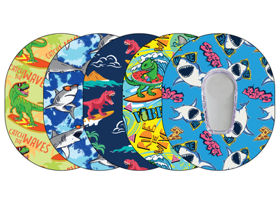 Glucomart Dexcom G6 Adhesive Patches (5-Pack) Surf