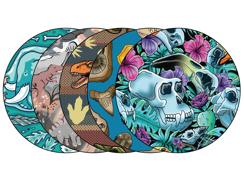 Glucomart Adhesive Patch for Libre, Dexcom G7, and Stelo (5-Pack) | Prehistoric