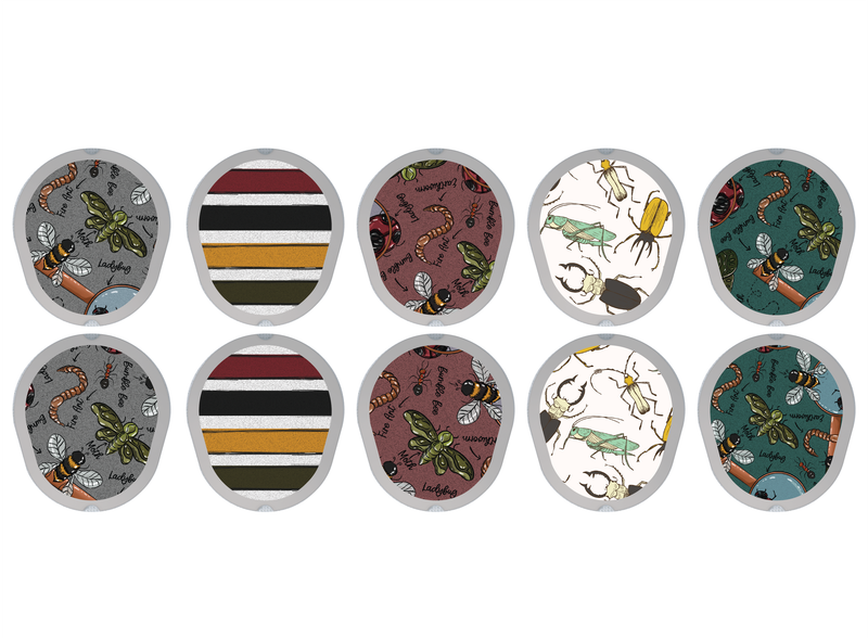 Dexcom G7 Transmitter Stickers (10-Count) | Bugs