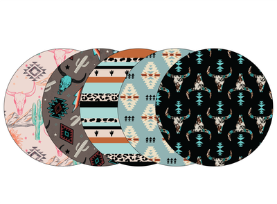 Glucomart Adhesive Patch for Libre, Dexcom G7, and Stelo (5-Pack) | Punchy Western