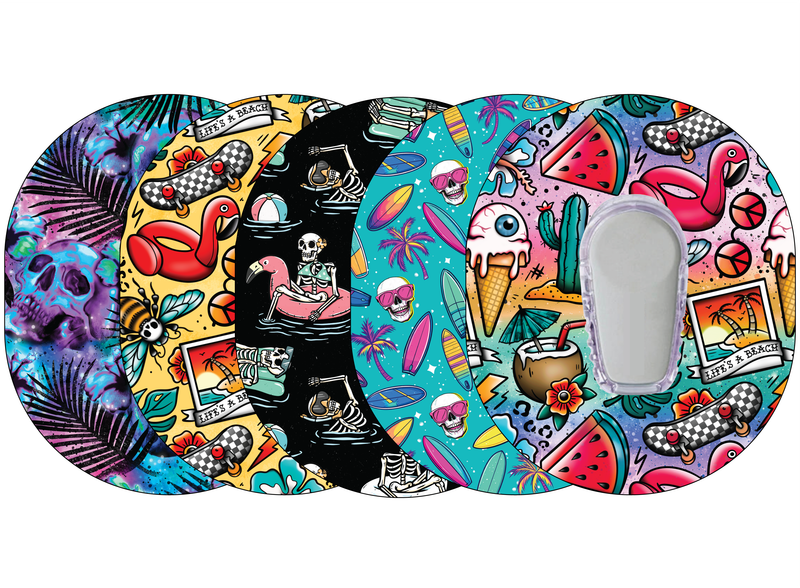 Glucomart Dexcom G6 Adhesive Patches (5-Pack) Alt Summer