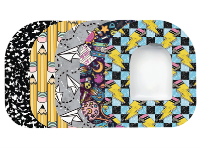 Glucomart Omnipod Adhesive Patches – Hypoallergenic, Waterproof &amp; Fray-Proof for Omnipod 5 and DASH (Pack of 5) - Back to School