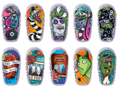 Glucomart Dexcom G6 Transmitter Stickers for Dexcom G6 Stickers Spooky 10-Pack RETIRING
